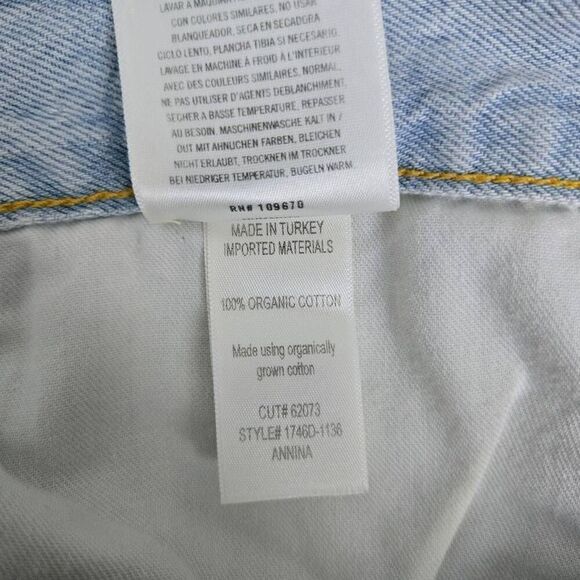 Citizens of Humanity Womens Annina Wide Leg Jeans Size 33 Blue High Rise NWT - Picture 6 of 9